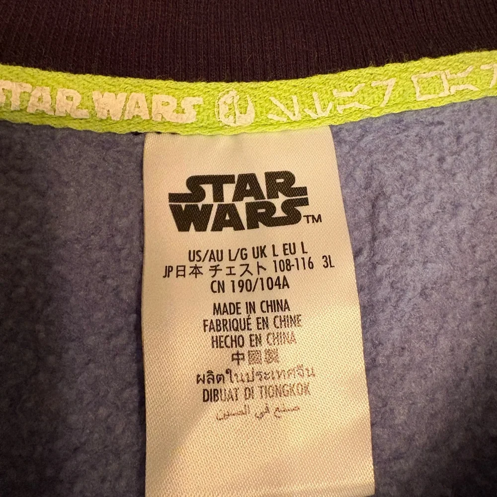 Star Wars Blue Crewneck Sweatshirt -